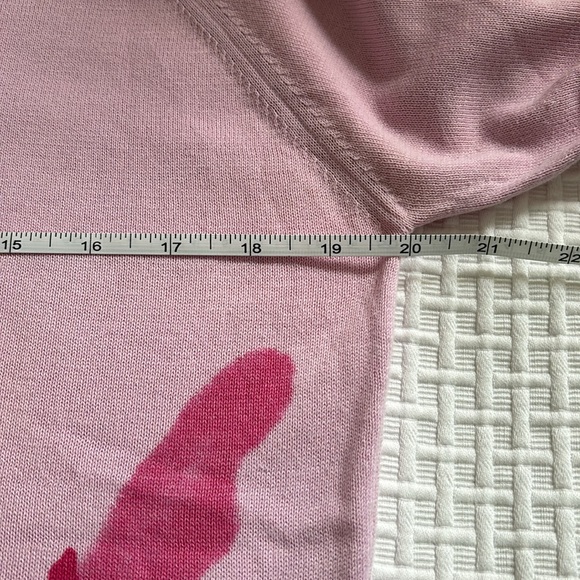Esprit pink cotton knit sweater, size L. - Picture 6 of 8